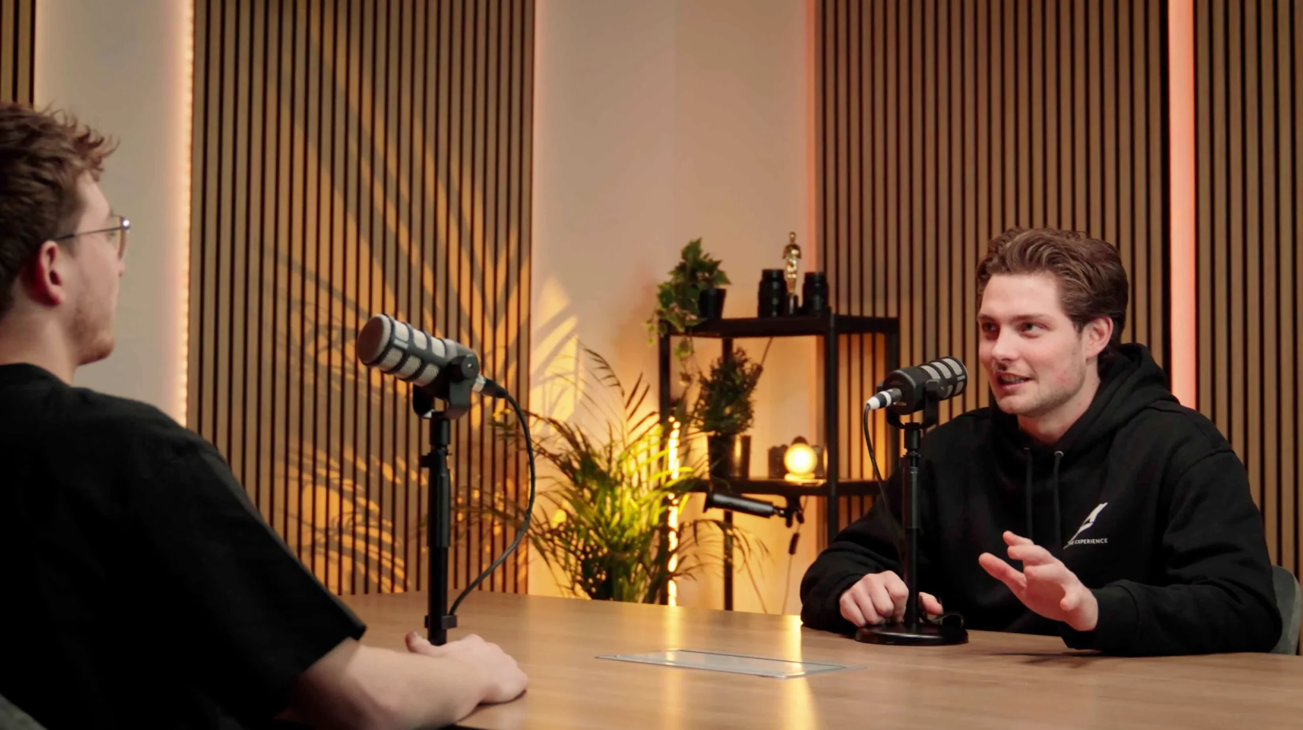 Podcast studio voorbeeld 1