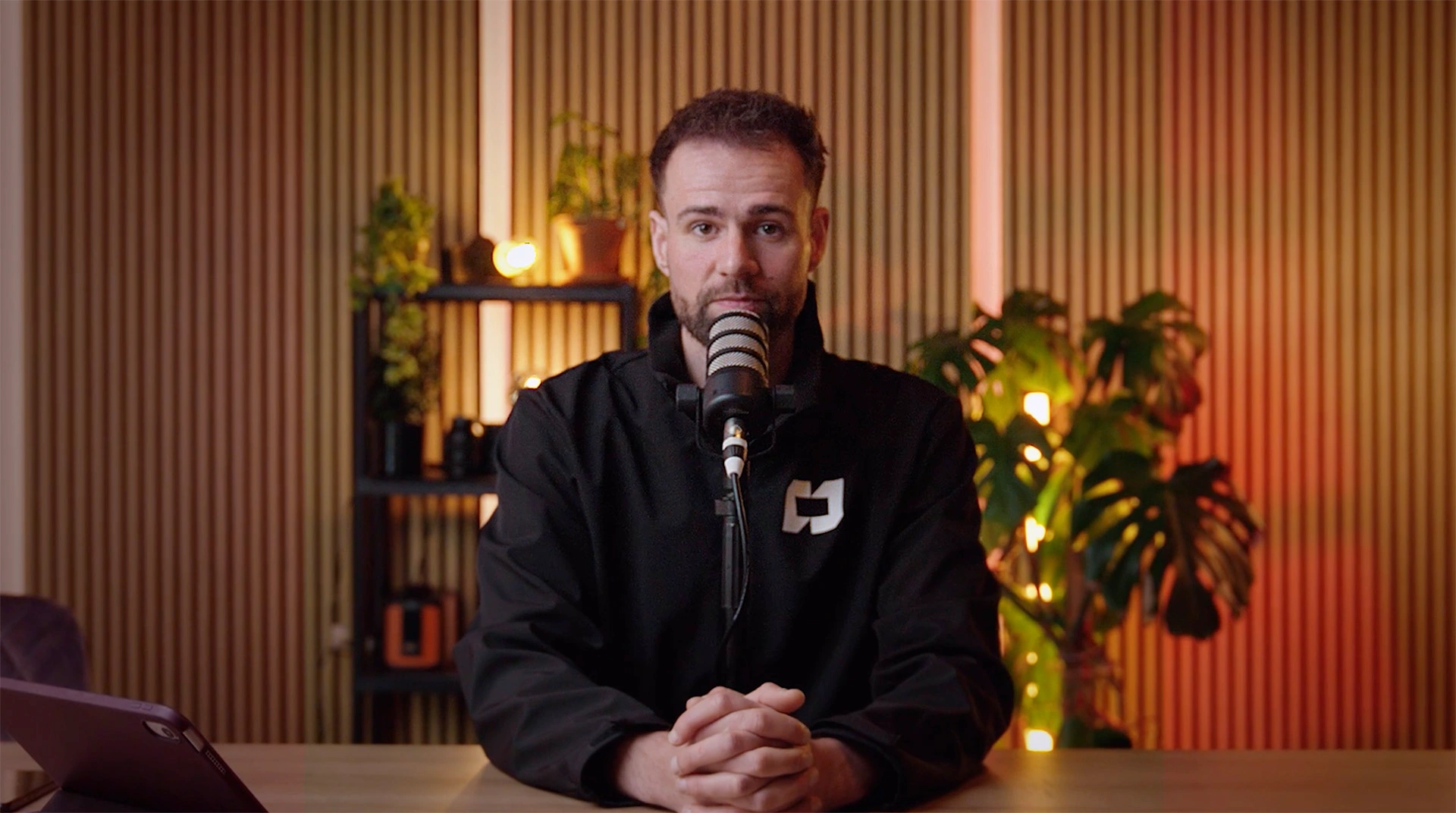 Overzicht van onze studio om hoogwaardige video content op te nemen